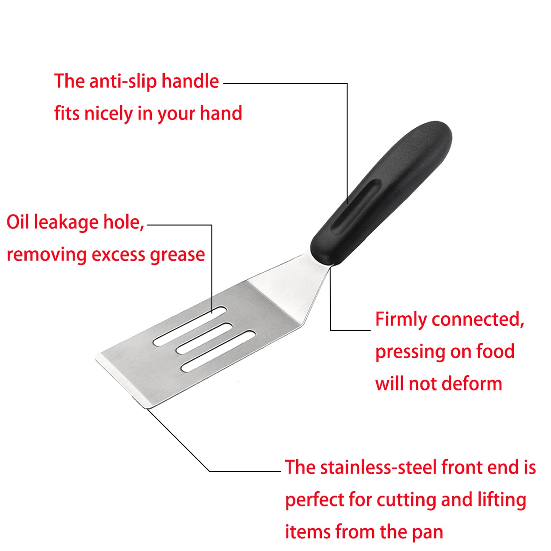 Mini Spatula,Small Spatula For Kitchen Use,Metal Spatula For Cooking,Small Metal Spatula For Cast Iron Skillet, Ideal For Steaks