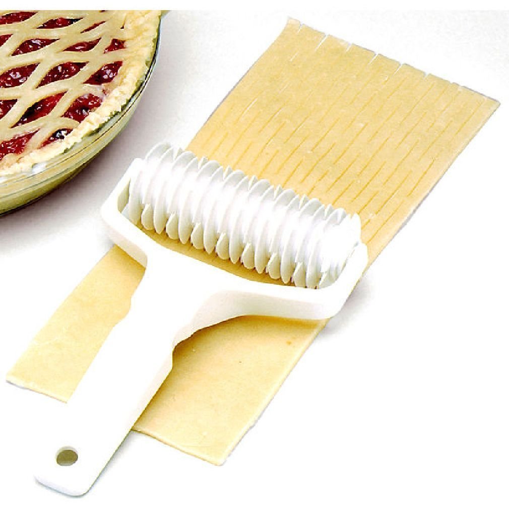 Norpro Pie Top And Pastry Lattice Cutter, One Size, White