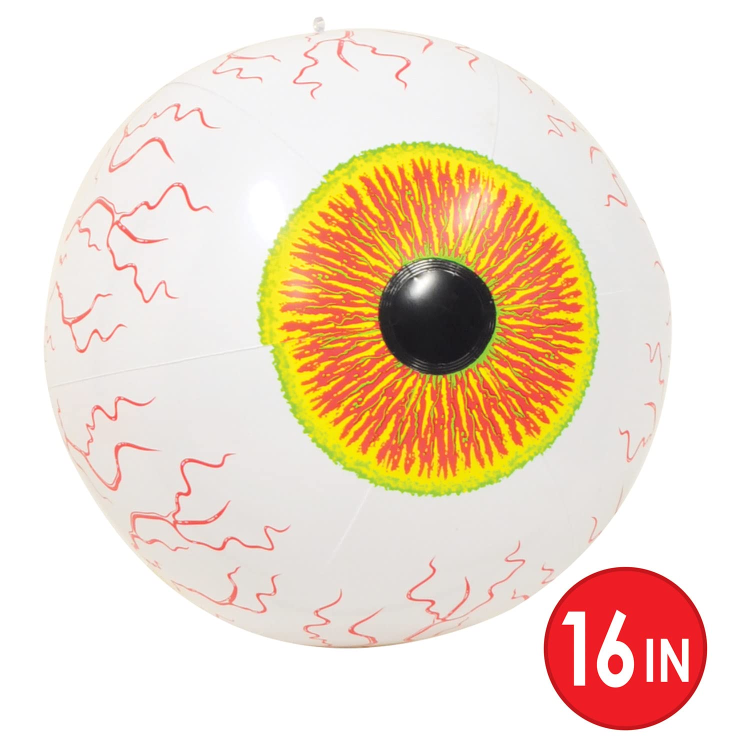 Beistle Party Decoration Inflatable Eyeball 16''- Pack Of 12