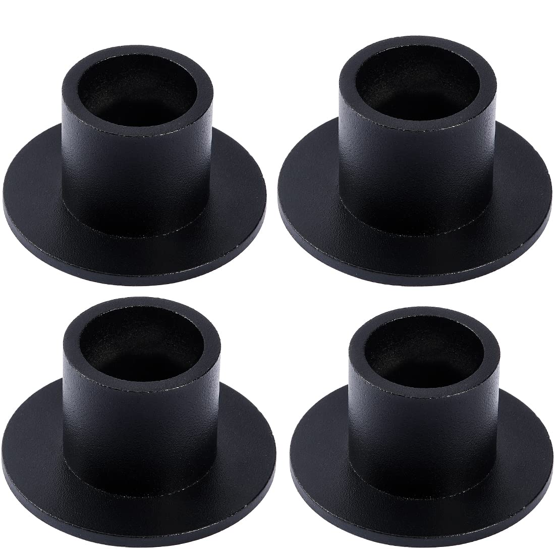 Aglary 4PCS Black Taper Candle Holders, Matte Iron Candlestick Holders Centerpieces for Home Decoration, Wedding Anniversary, Pa