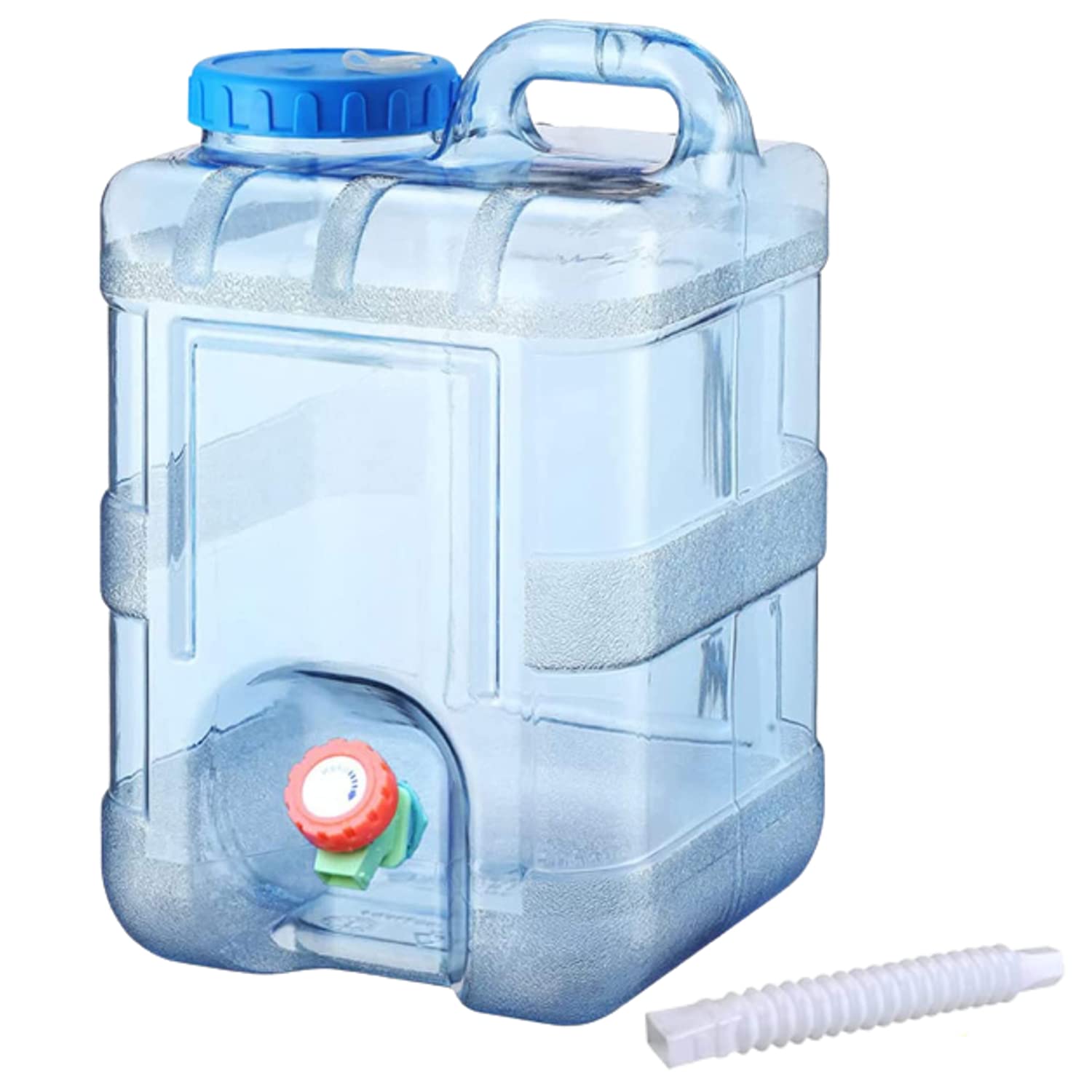 Nasmodo 20 Litre Camping Water Can with Tap Portable Camping Picnic Hiking Camping Water Tank Storage Container for Travelling W