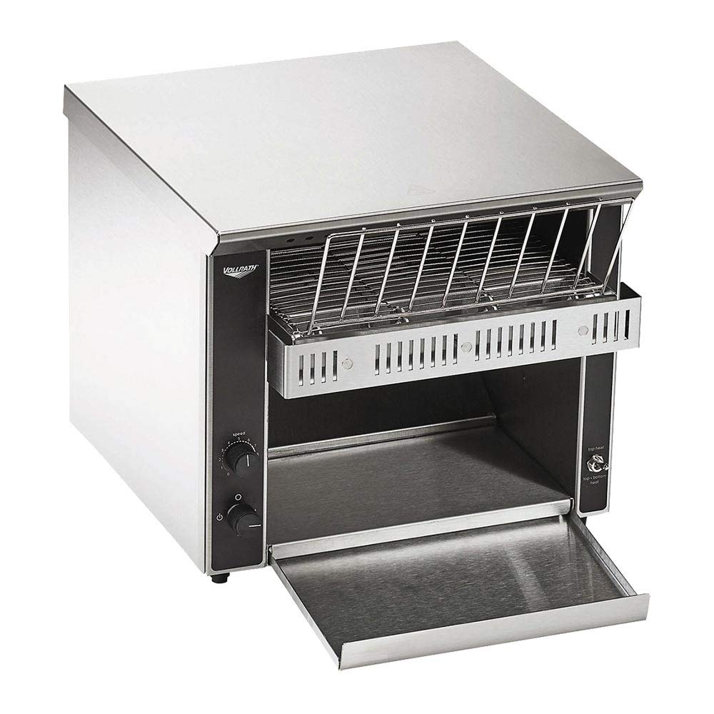 Vollrath CT2B-120500 Horizontal Conveyor Bagel & Bun Toaster, Stainless Steel, 120v, NSF