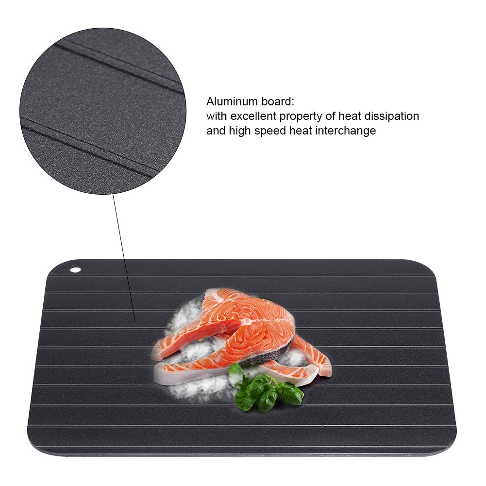 Fast Defrosting Tray Metal Aluminum Fast Thawing Tray Plate Home Kitchen Gadget