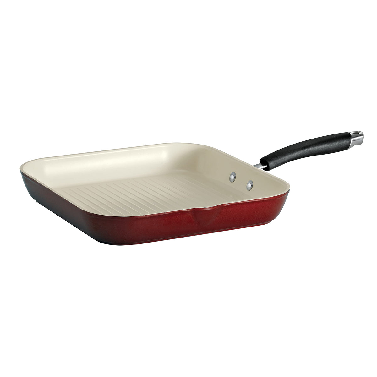Tramontina Style 01 Square Grill Pan Ceramica 11-Inch Metallic Copper, 80110/047Ds