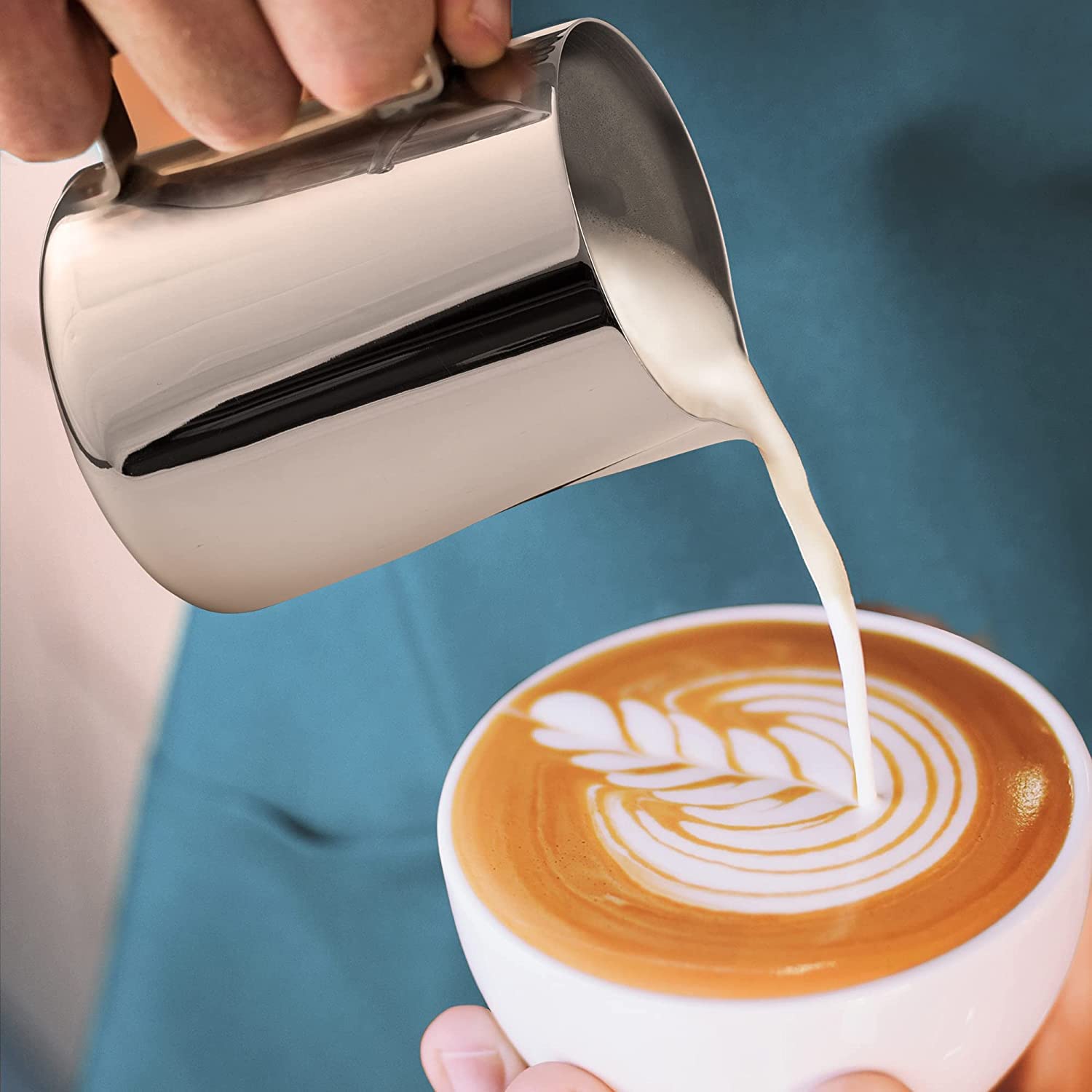 Milk Boss Milk Frother For Coffee Complete Set Coffee Gift With Upgraded Ultra Stand - Handheld Foam Maker - Whisk Drink Mixer F