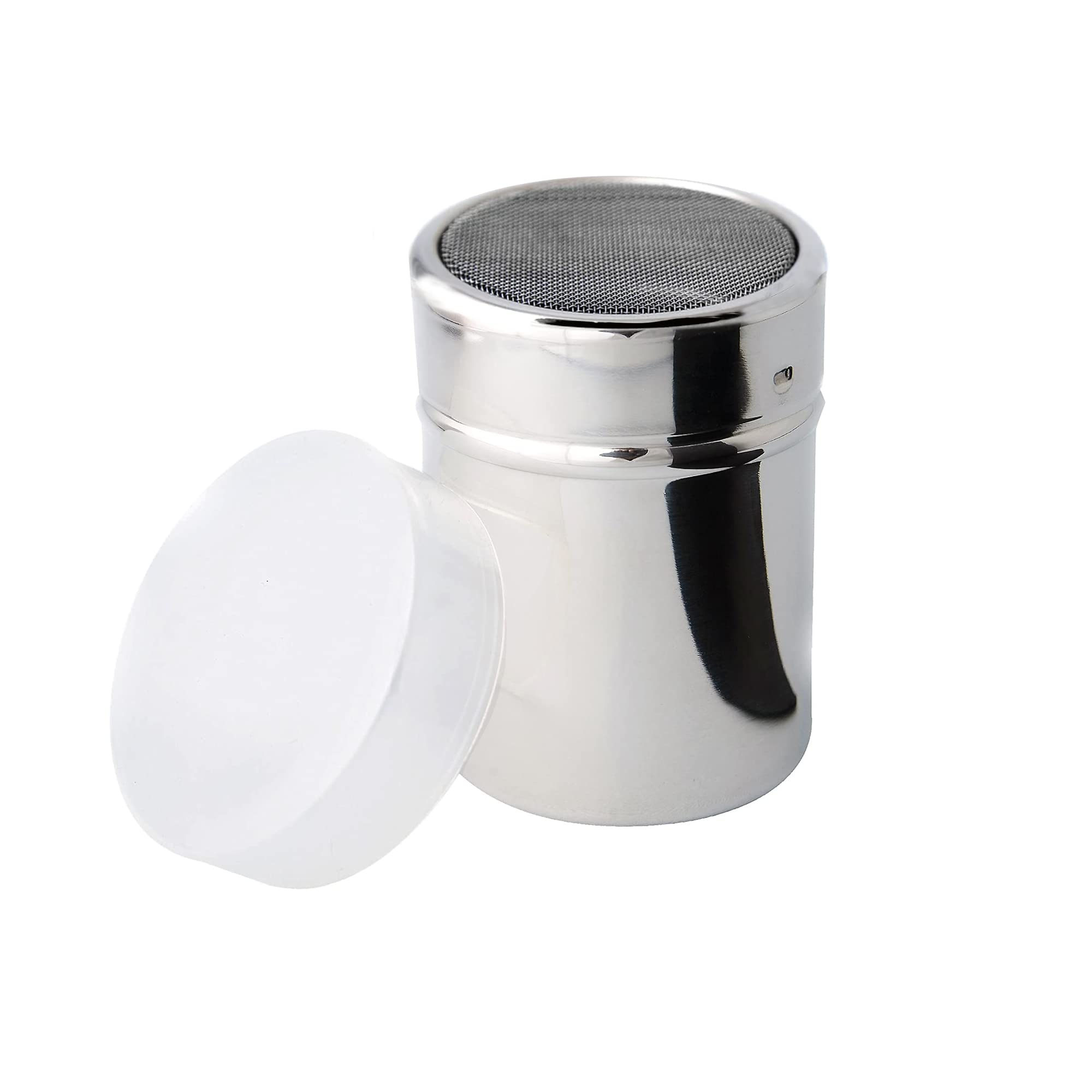 Cuisinox Stainless Steel Chocolate/Icing Sugar/Cocoa Powder/ Shaker Duster Coffee Stencils Cappuccino Latte Art, 3.5'' X 2.7''