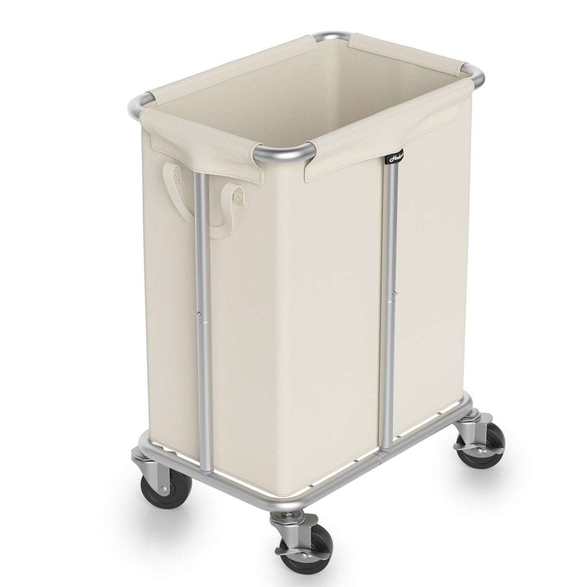 Hodonas Laundry Basket With Wheels, Rolling Laundry Hamper 170L Large Dirty Clothes Hamper Cart With Metal Frame And Removable B
