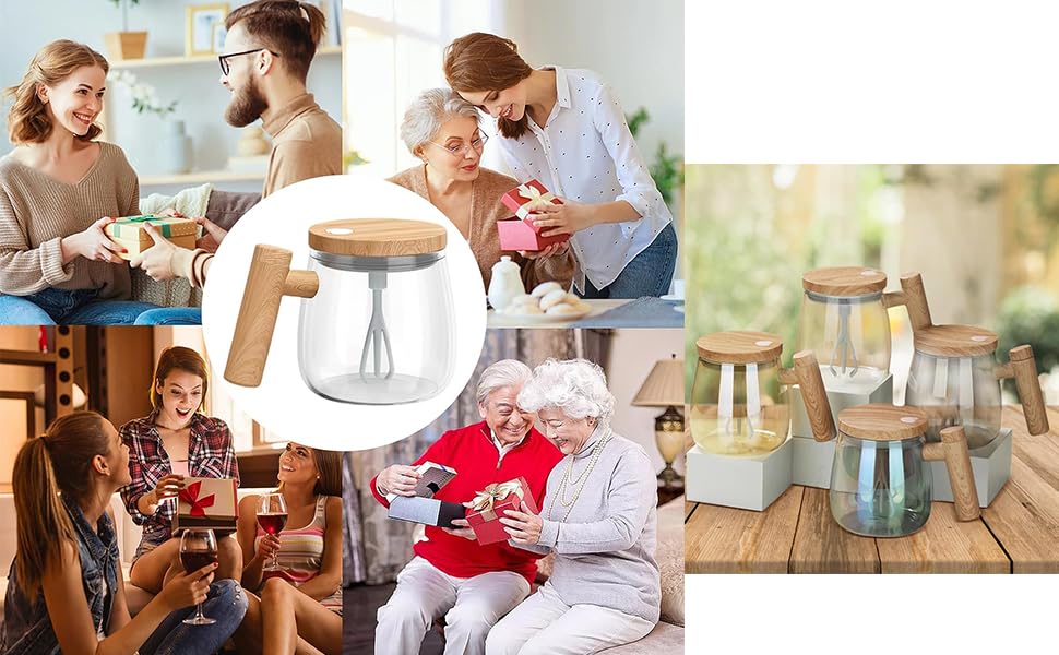 Updesh Self Stirring Mug, Electric High Speed Mixing Cup, Self Stirring Coffee Mug, For Coffee/Milk/Protein Powder At Home/Offic