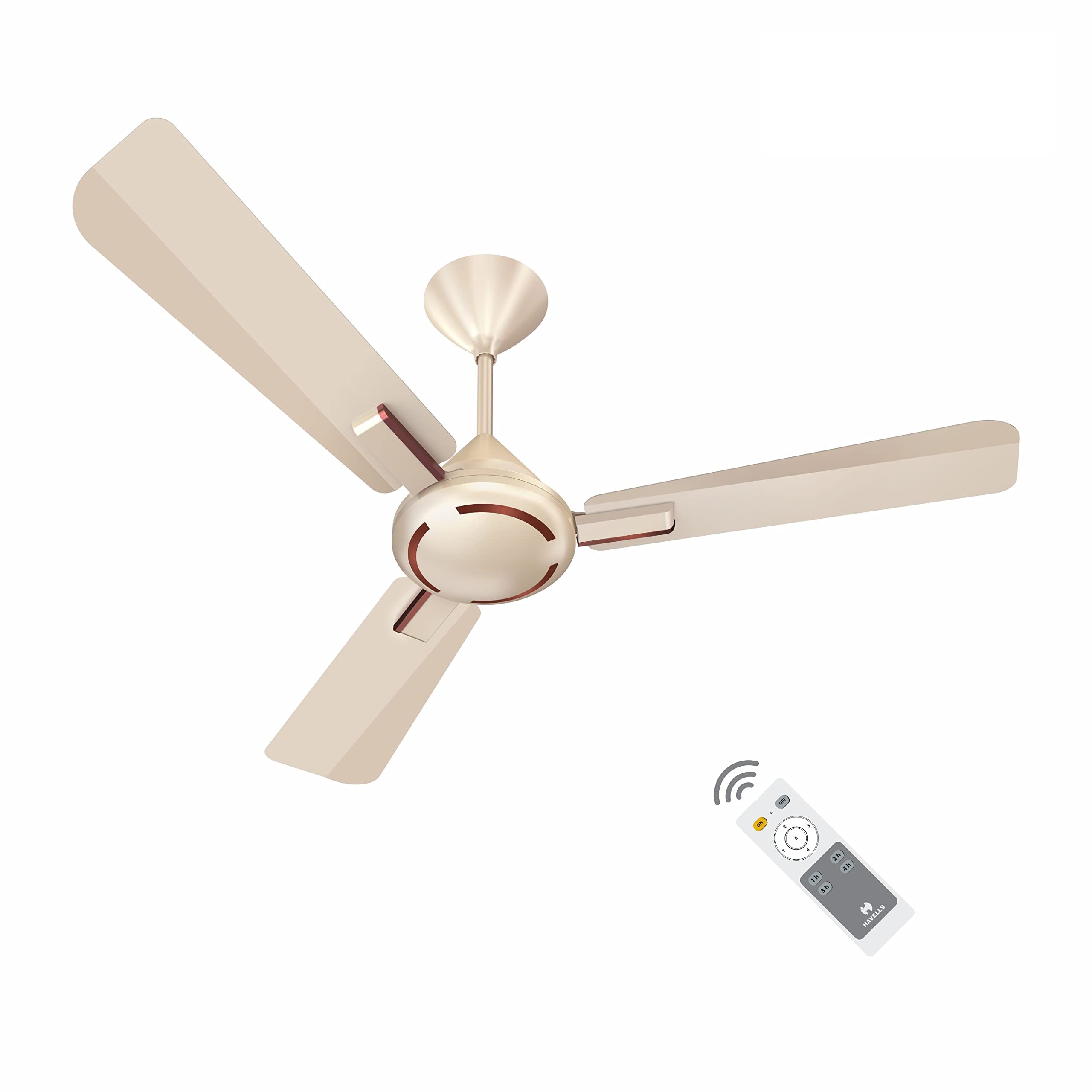 Havells 1200Mm Ambrose Bldc Motor Ceiling Fan | Remote Controlled, High Air Delivery Fan | 5 Star Rated, Upto 60% Energy Saving,