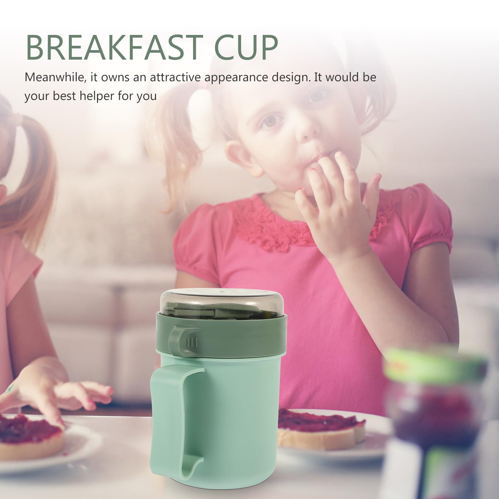 Doitool Microwave Soup Bowl With Lid - 34Oz Soup Mug Soup Containers With Spoon - Reusable To Go Containers Soup Bowls With Hand