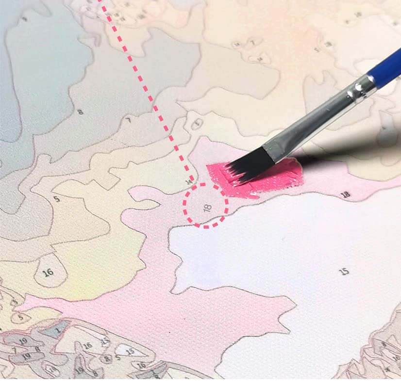 Tulip N Turtle Neelkanth Diy Acrylic Paint By Number Kit For Adults Kids Beginner Number Painting Kit Painting By Number Acrylic