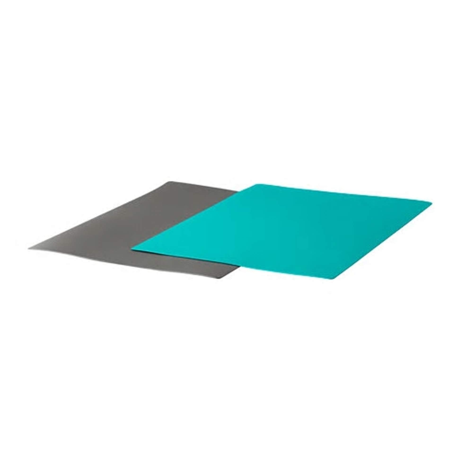Ikea Finfordela High Density Polypropylene Flexible Chopping Boards (303.358.98 2, Grey, Teal Green) Pack of 2