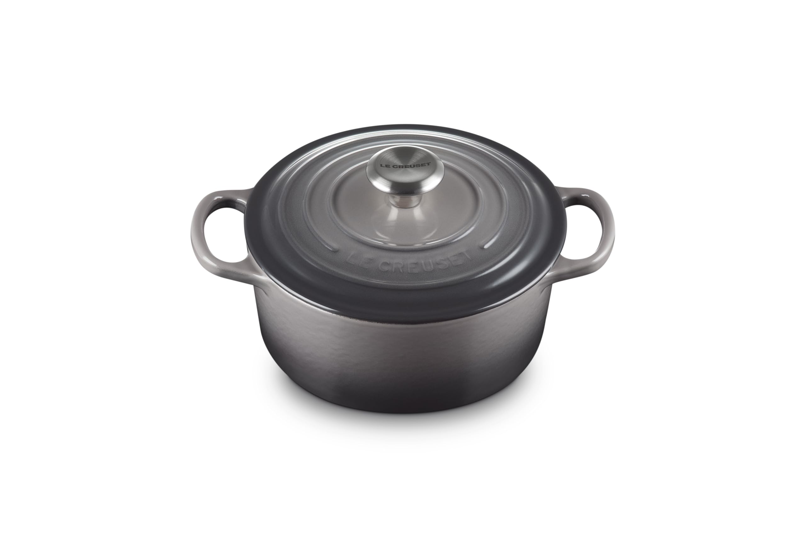Le Creuset Enameled Cast Iron Signature Round Dutch Oven, 2 Qt., Oyster