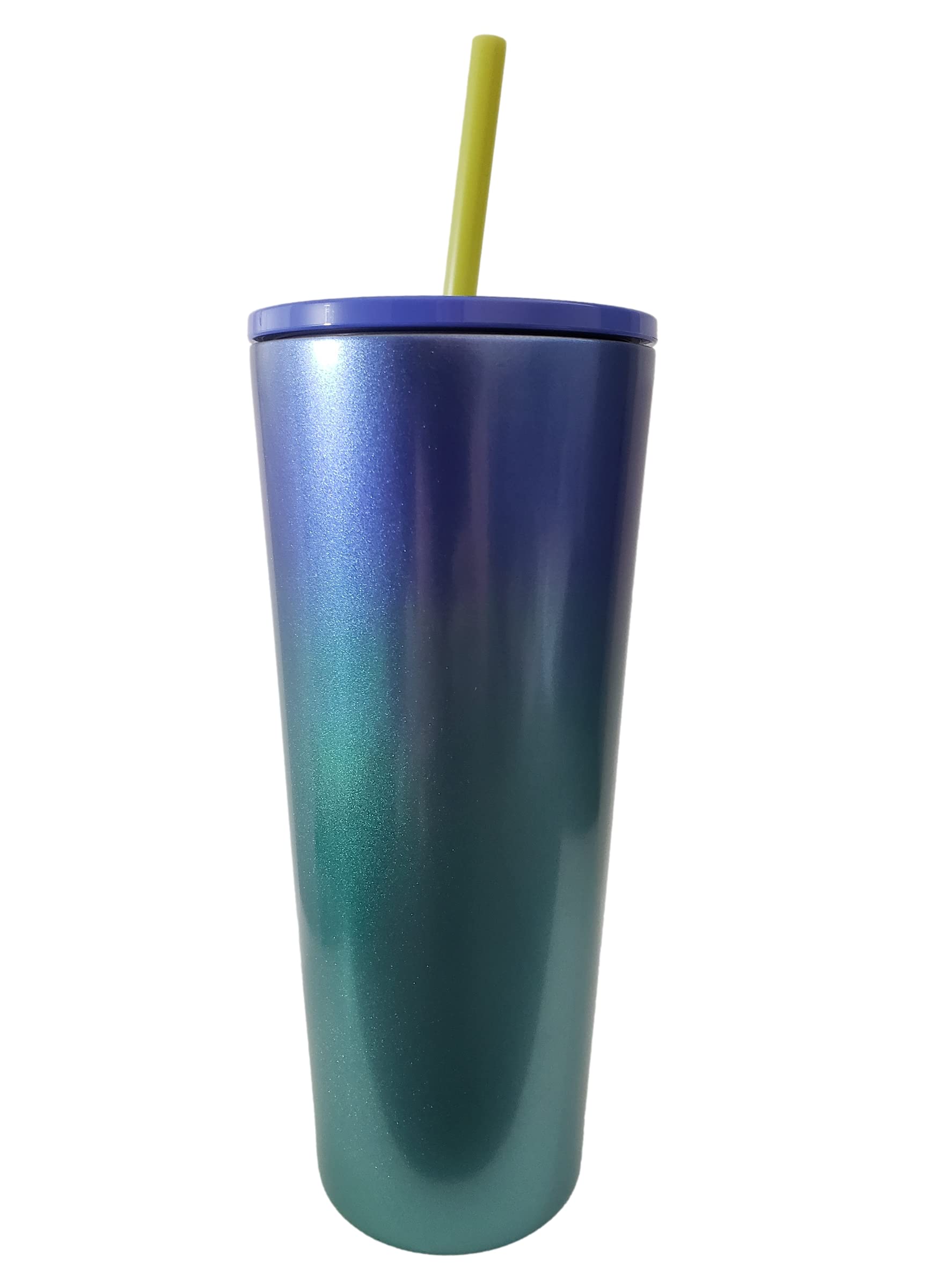 Starbucks Hawaii Collection 24oz Stainless Steel Blue Ombre Tropical Cold Cup