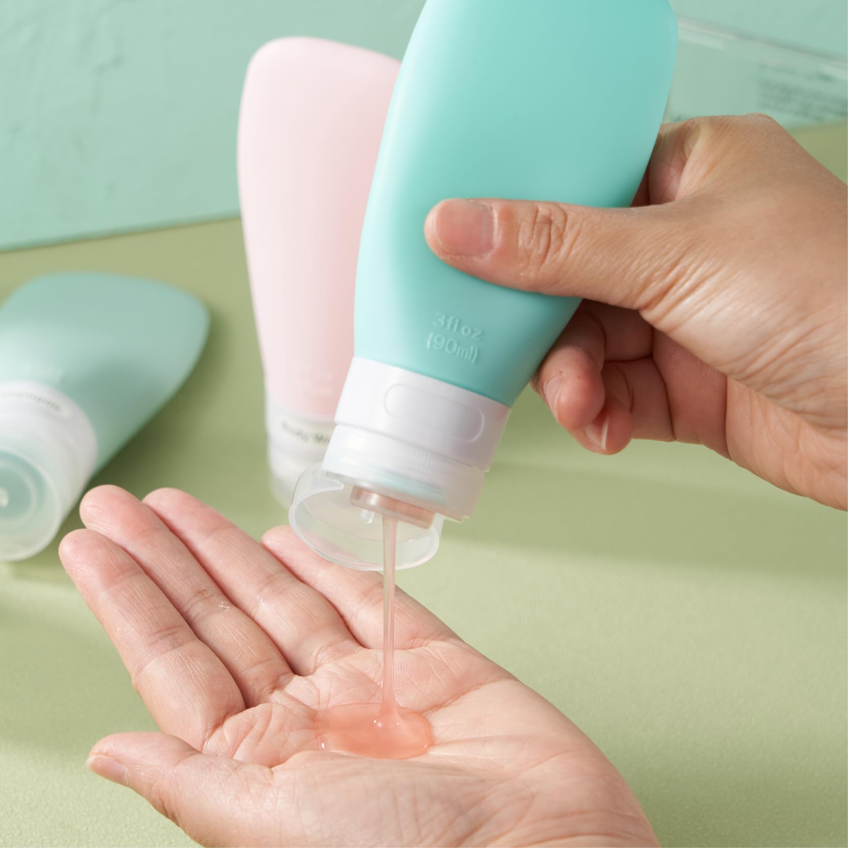 Insfit Travel Bottles For Toiletries, Tsa Approved 3Oz Travel Size Bottles Leak Proof Travel Containers For Toiletries, Bpa Free