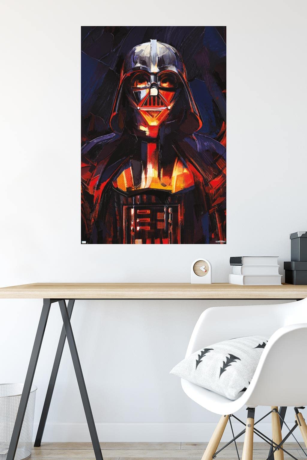 Trends International Star Wars: Obi-Wan Kenobi - Darth Vader Painting Wall Poster, 22.375'' X 34'', Premium Unframed Version