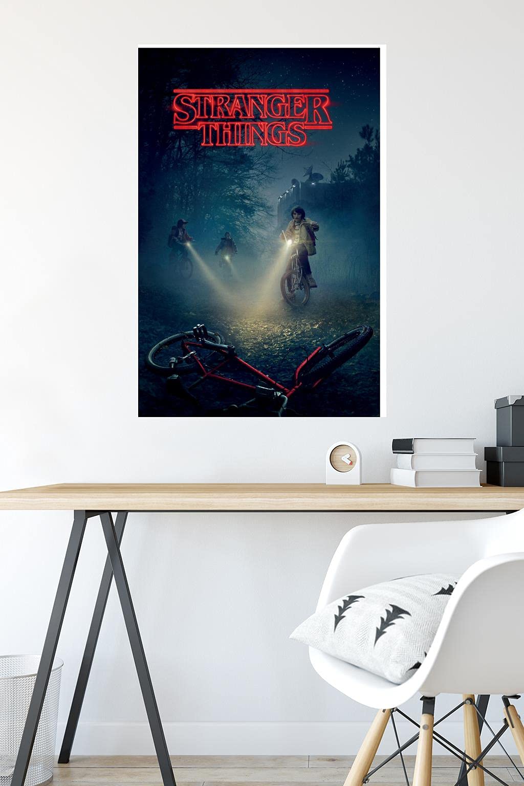 Trends International Stranger Things Bikes Wall Poster, 22.375" x 34", Unframed Version, Model RP16148