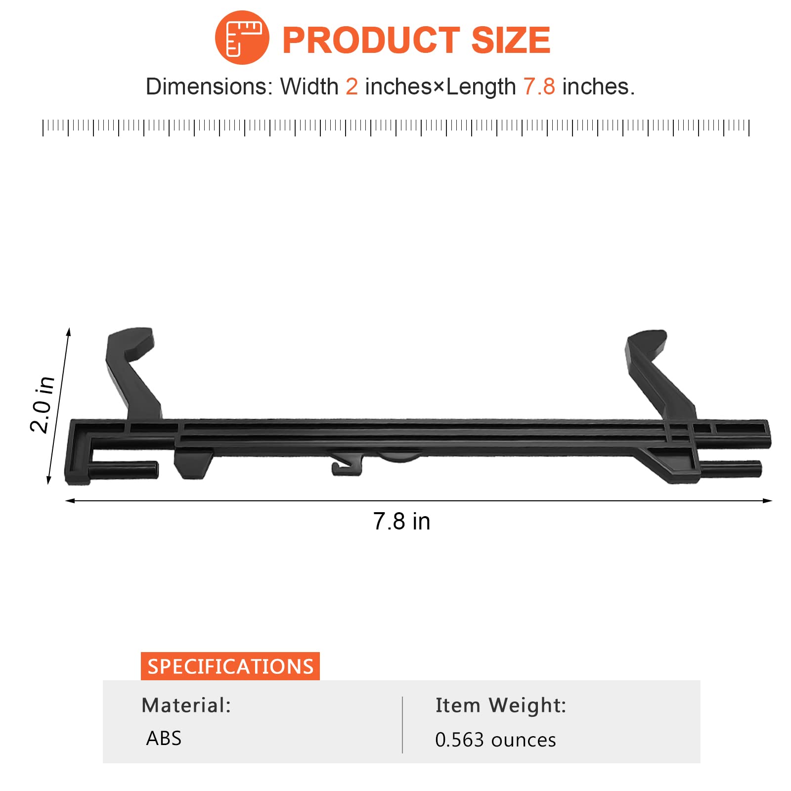 De64-00760A Door Hook Latch Key 2024 Upgrade Fit For Samsung Microwave - Replace De64-01308A,Ps4229162,Ap4224485,1557593 - De64-