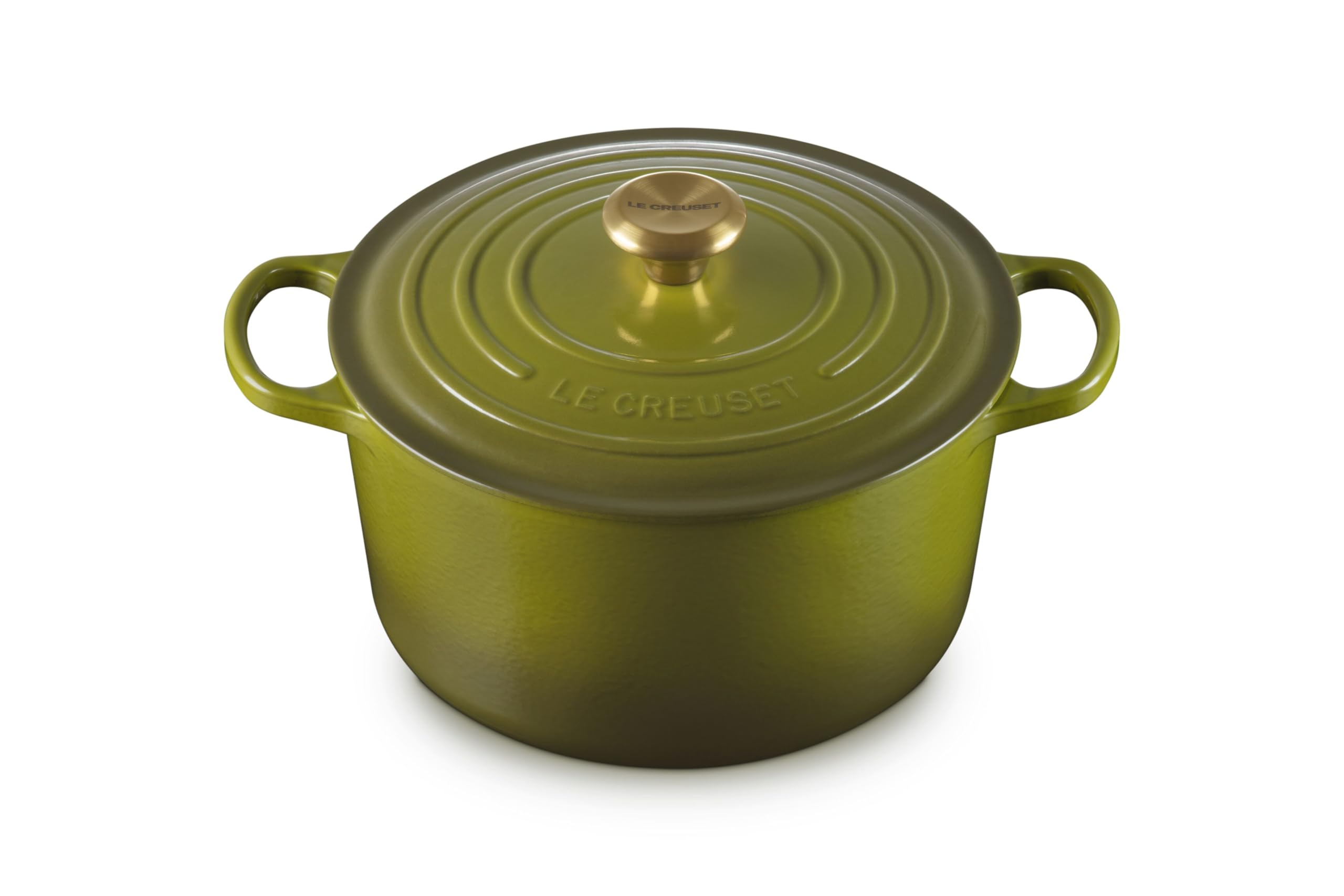 Le Creuset Enameled Cast Iron Signature Deep Round Oven, 6.5 Qt., Olive