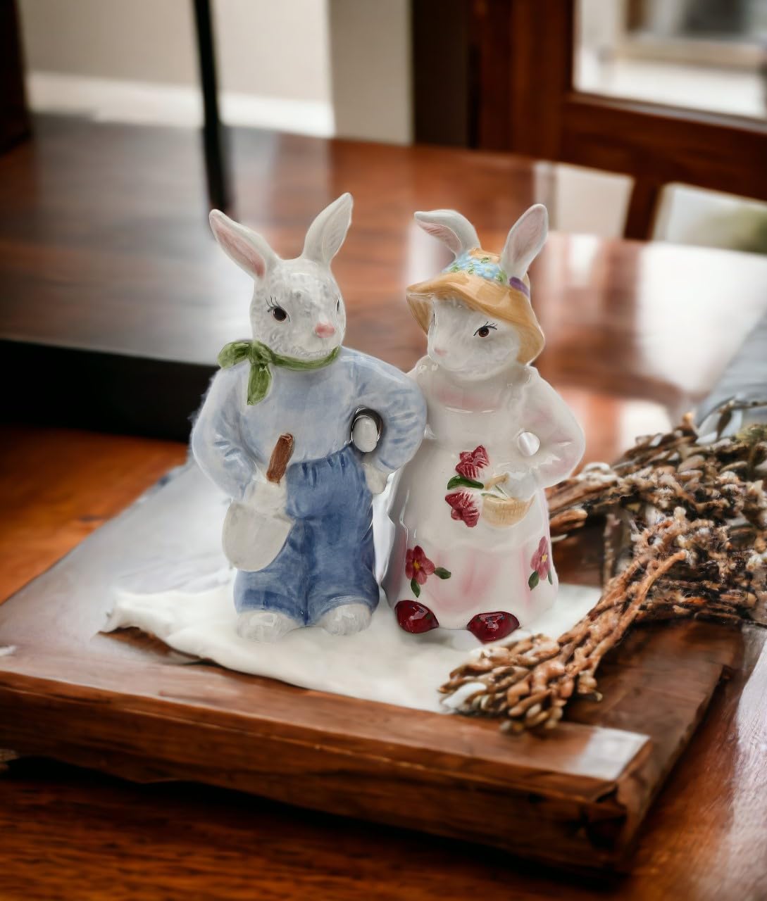 Stealstreet Ss-Cg-30205, 4.5 Inch Rosy Rabbits-Bunnies Salt And Pepper Shaker, Set Of 2