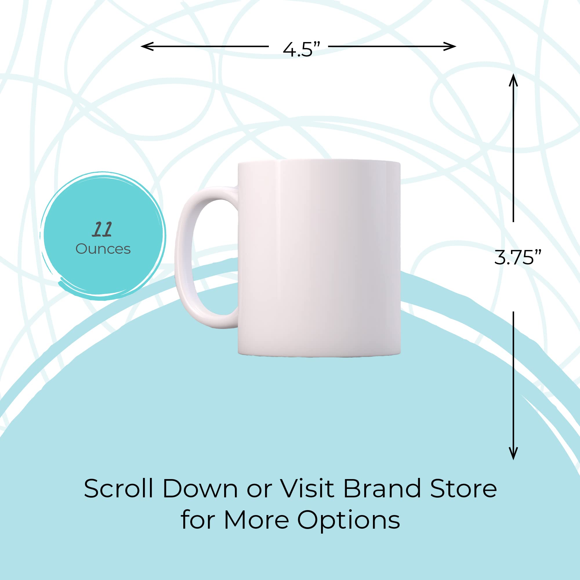 Moonlight Makers Let That Shiitake Go Ceramic 16Oz Coffee Mug, Coffee Lovers Gift Ideas, Funny Novelty Coffee Cups, Cute Pastel