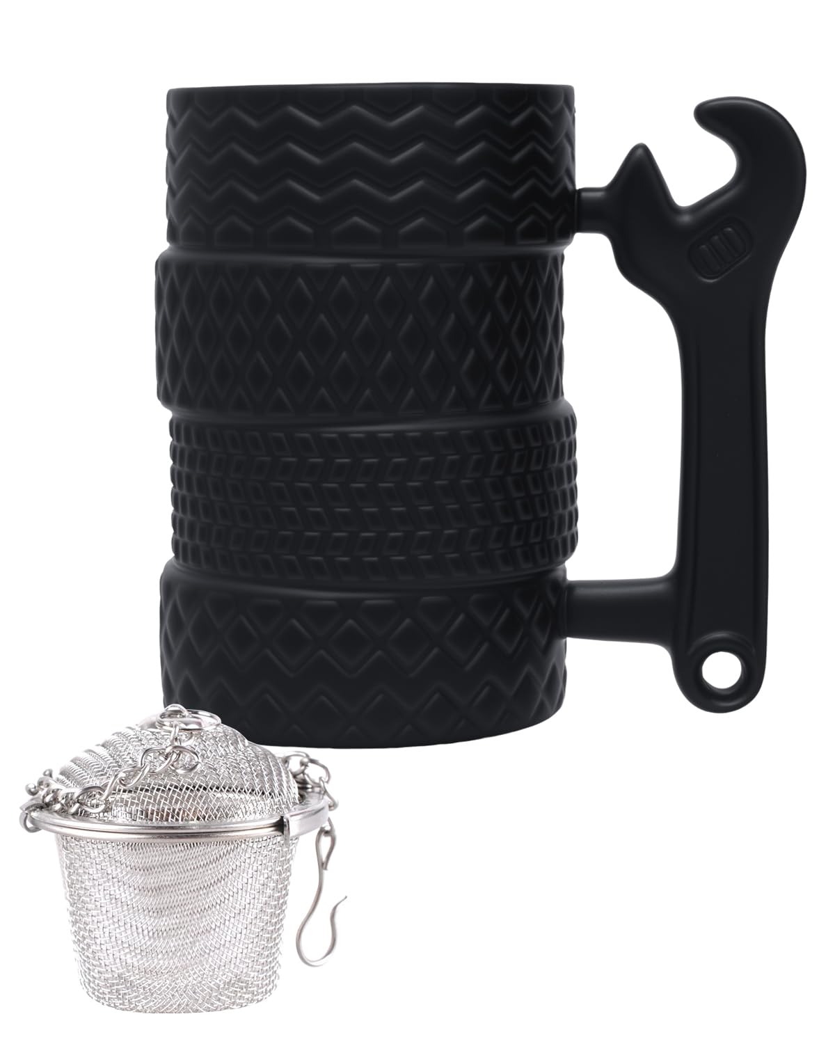 UCEC 1 PACK Tire Coffee Mug, Mechanic Coffee Mug Car, Tire Mug