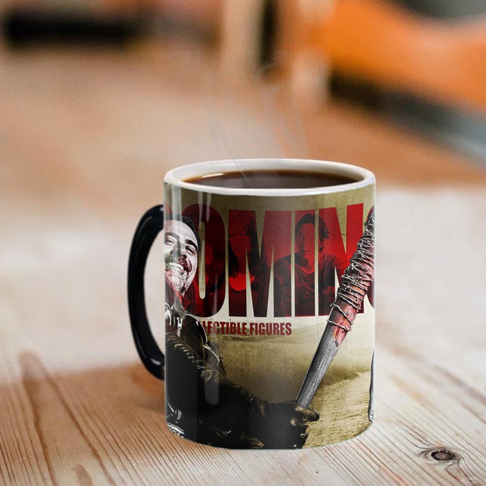 Aigori Walking Dead Coffee Mug - Gift For Fans Who Like Negan - Color Changing Ceramic Coffee Mug(11Oz) - Twd Gifts For Hallowee