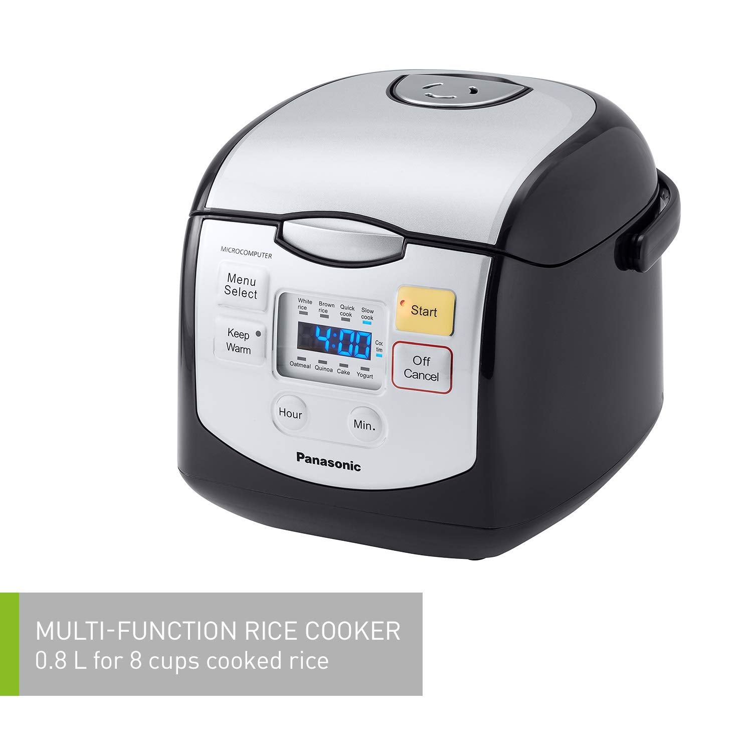 Panasonic Sr-Zc075K 4-Cups (Uncooked) Rice Cooker & Multi-Cooker, Black