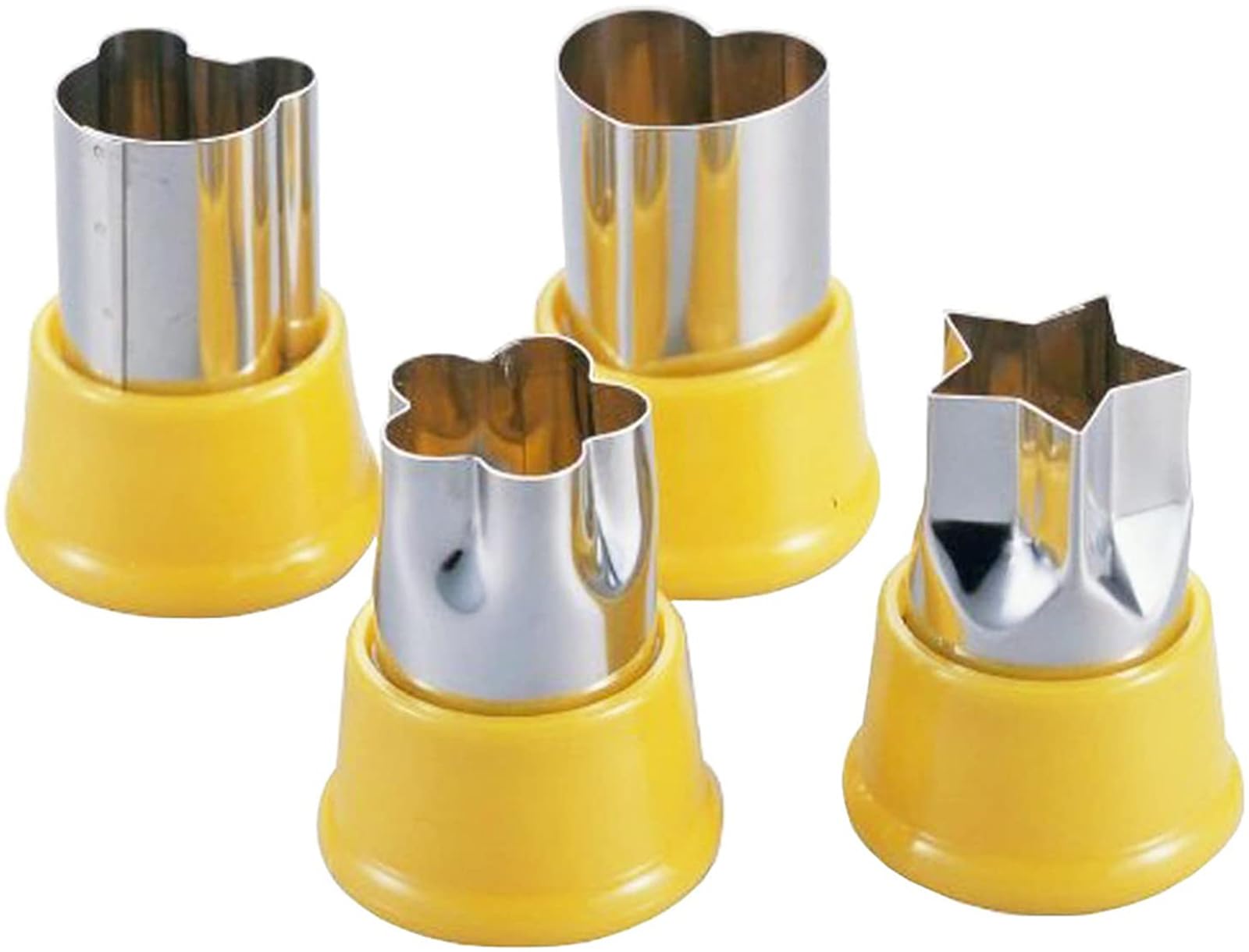 Simomurakihan Cookies & Vegetable Cutters 4Pcs (Flowers, Stars, Hearts, Bear) 20830