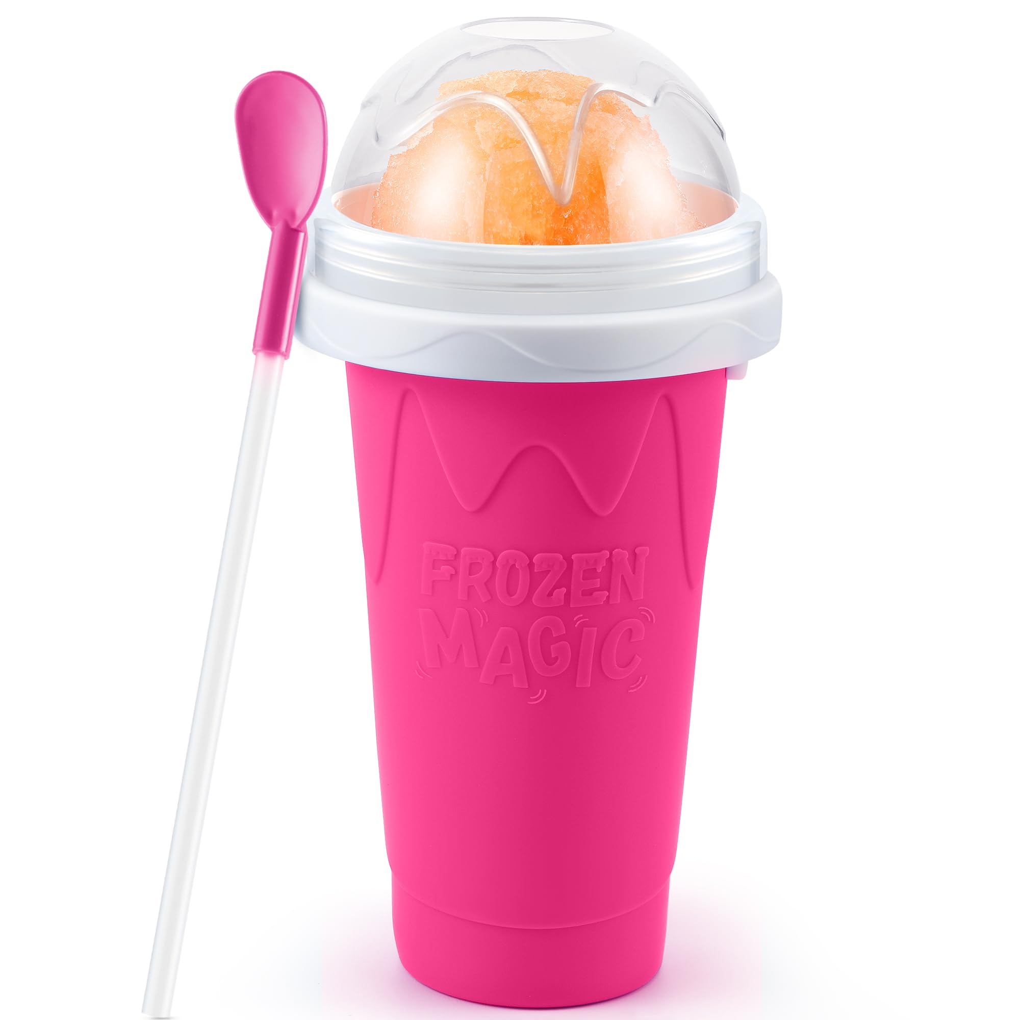 Tgosomt Slushy Cup, Tik Tok Frozen Magic Slushie Maker Cup Squeeze, Cool Fun Stuff Things Gadgets & Great Stocking Stuffers & Wh