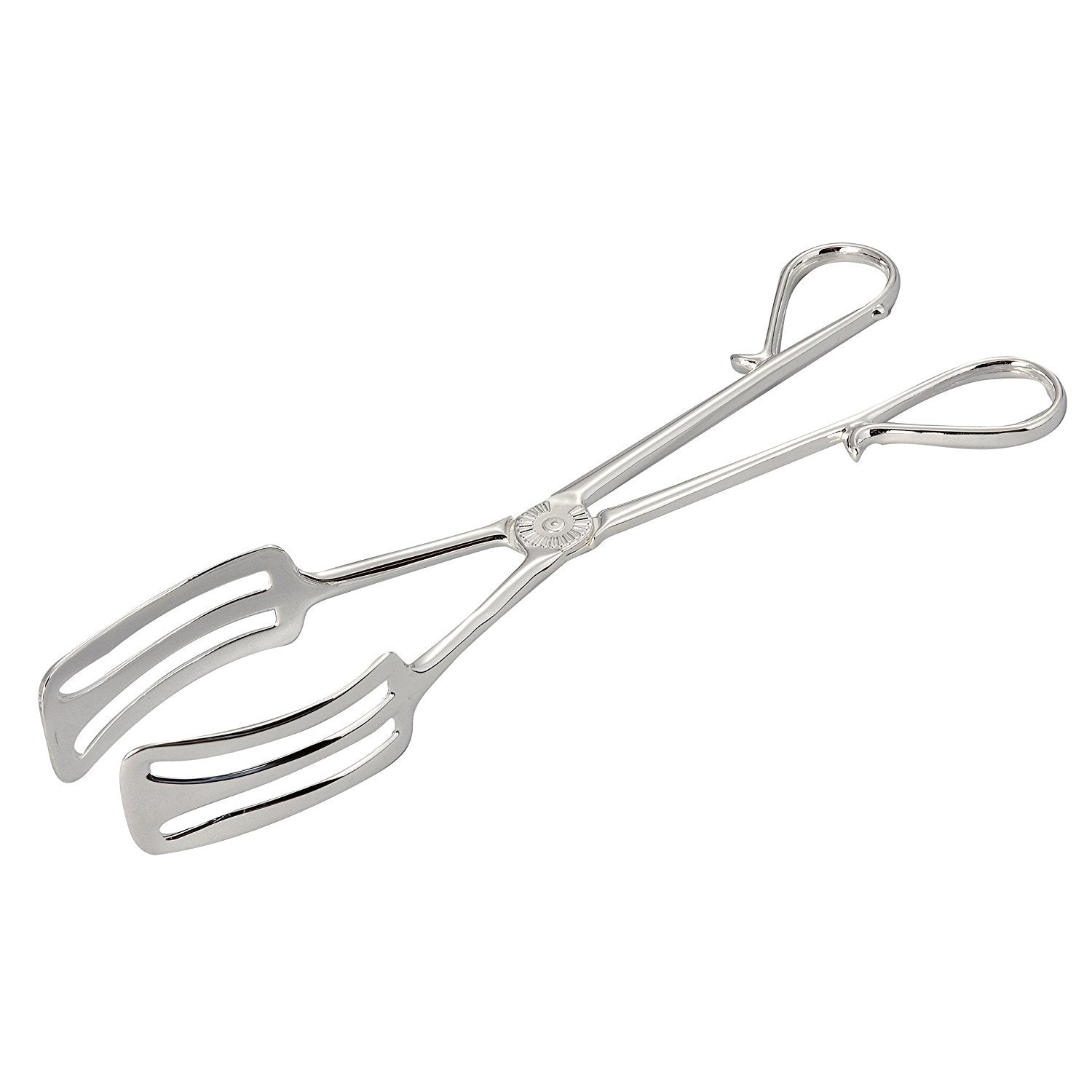 Elegance Silver 82089 Silver Plated Bread Tongs, 10''