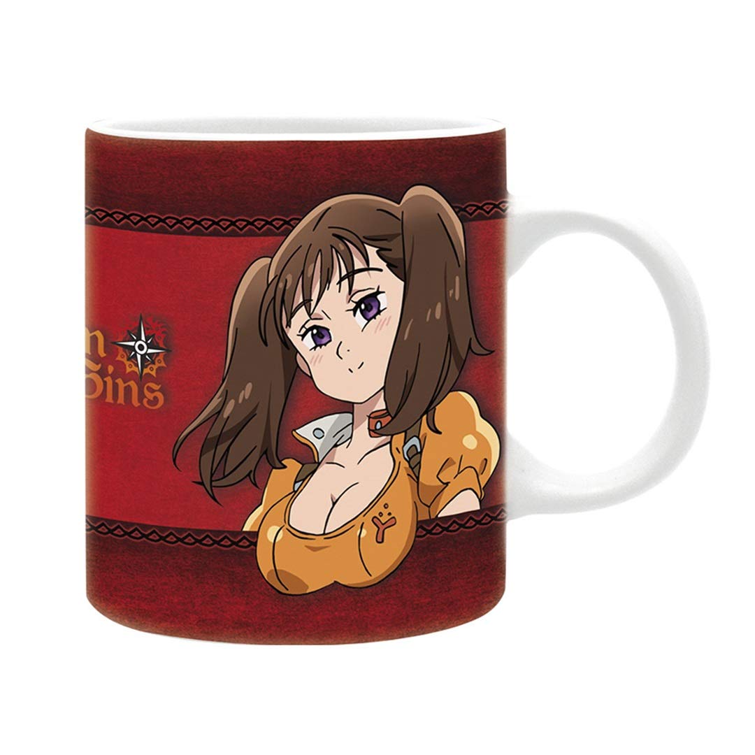 ABYSTYLE The Seven Deadly Sins Lady Diane Ceramic Coffee Tea Mug 11 Oz. Anime Manga Drinkware Dishwasher Microwave Safe Home & K