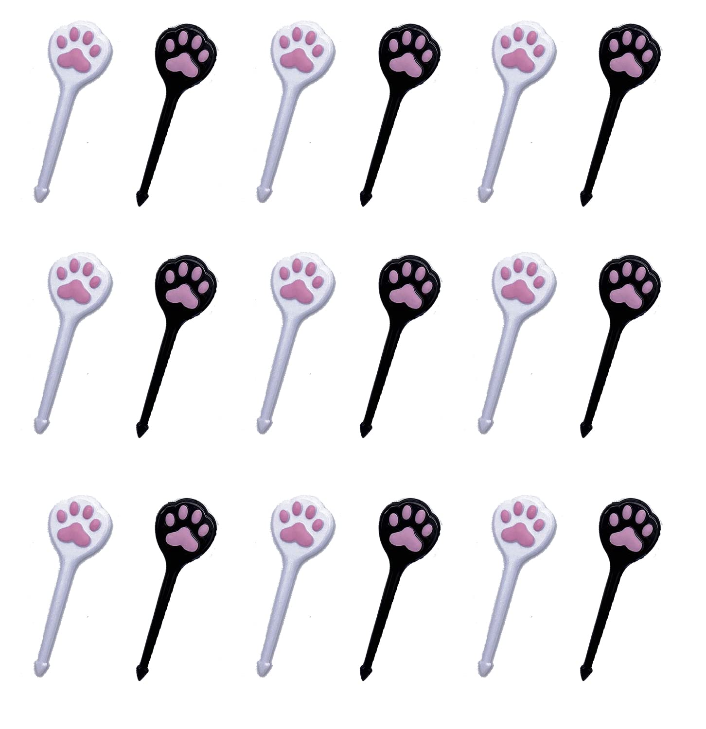 Get Fresh Animal Food Picks For Kids - 18-Pcs Cute Cat Food Picks Set For Toddlers Lunch Box Decoration - Fruit Bento Deco Child