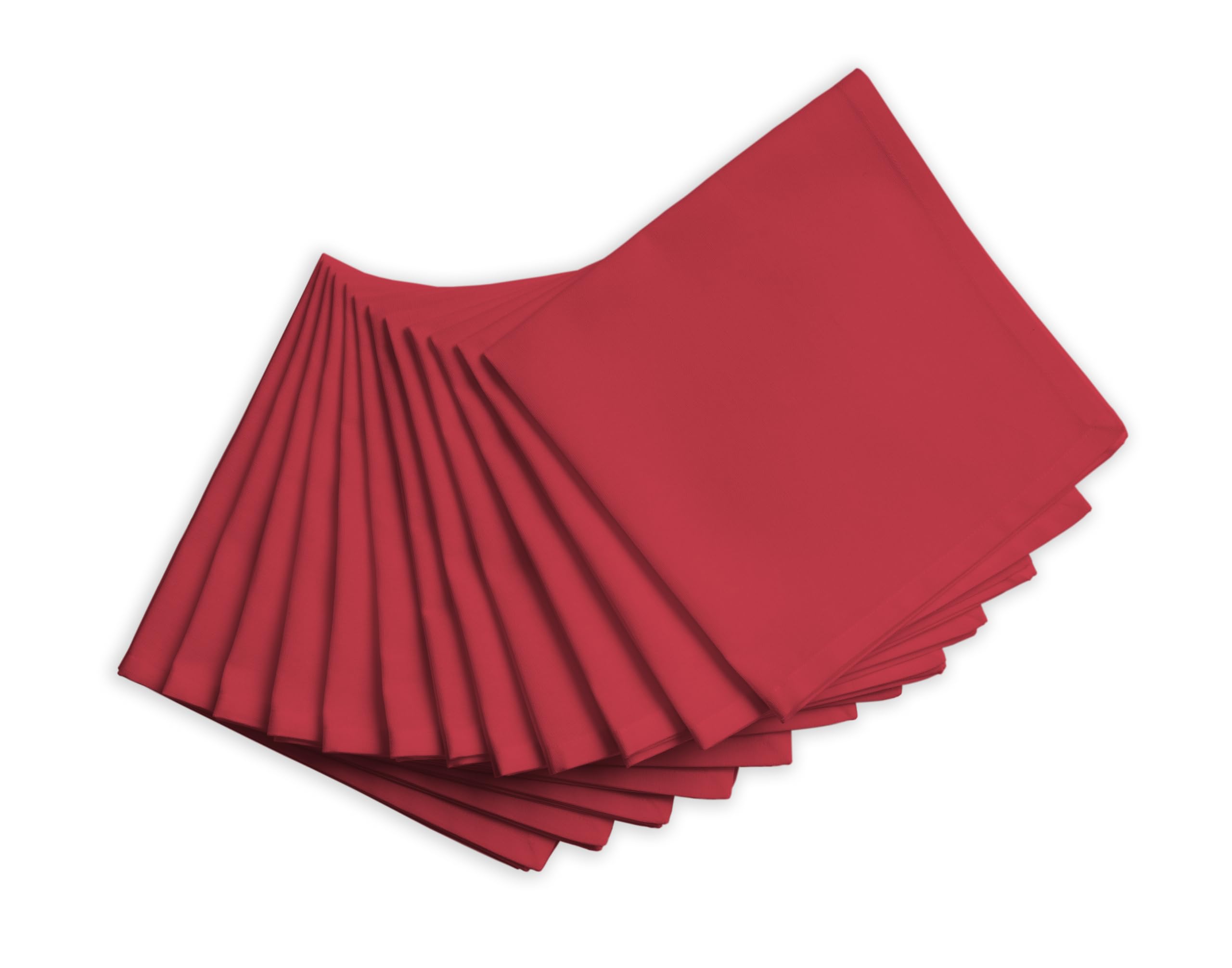 Napkins Pack Of 12|Dinner Cloth Napkins|Calicot Dinner Cotton Napkins 18X18 Inch|Washable Reusable Napkin For Party Plate Decor|