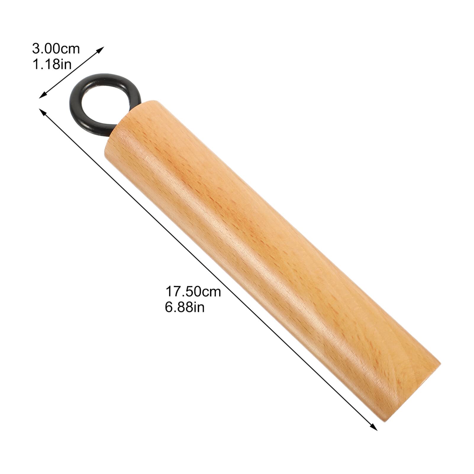 Hemoton Wooden Pot Handle Replacement - Detachable, 17.5CM, Khaki, Iron, Model G9S1631286PBYOXEK for Wok, Frying Pan, Sauce