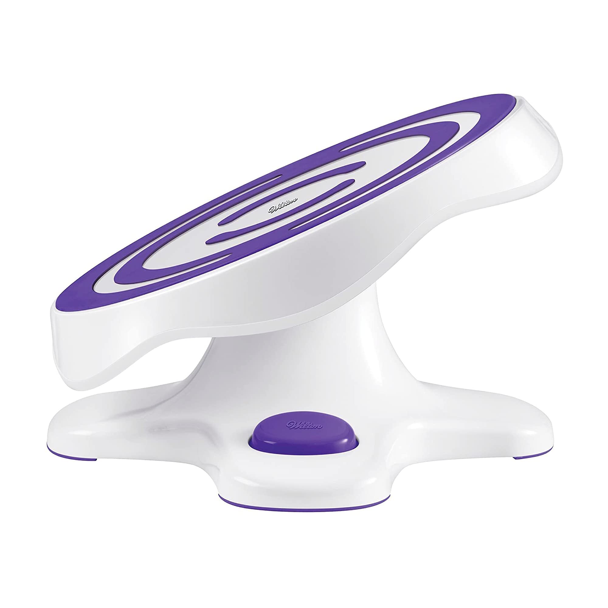 Wilton Tilt-N-Turn Ultra Cake Turntable And Cake Stand - Decorate Cakes With A Smooth Turning And Easy Tilting Turntable, Non-Sl