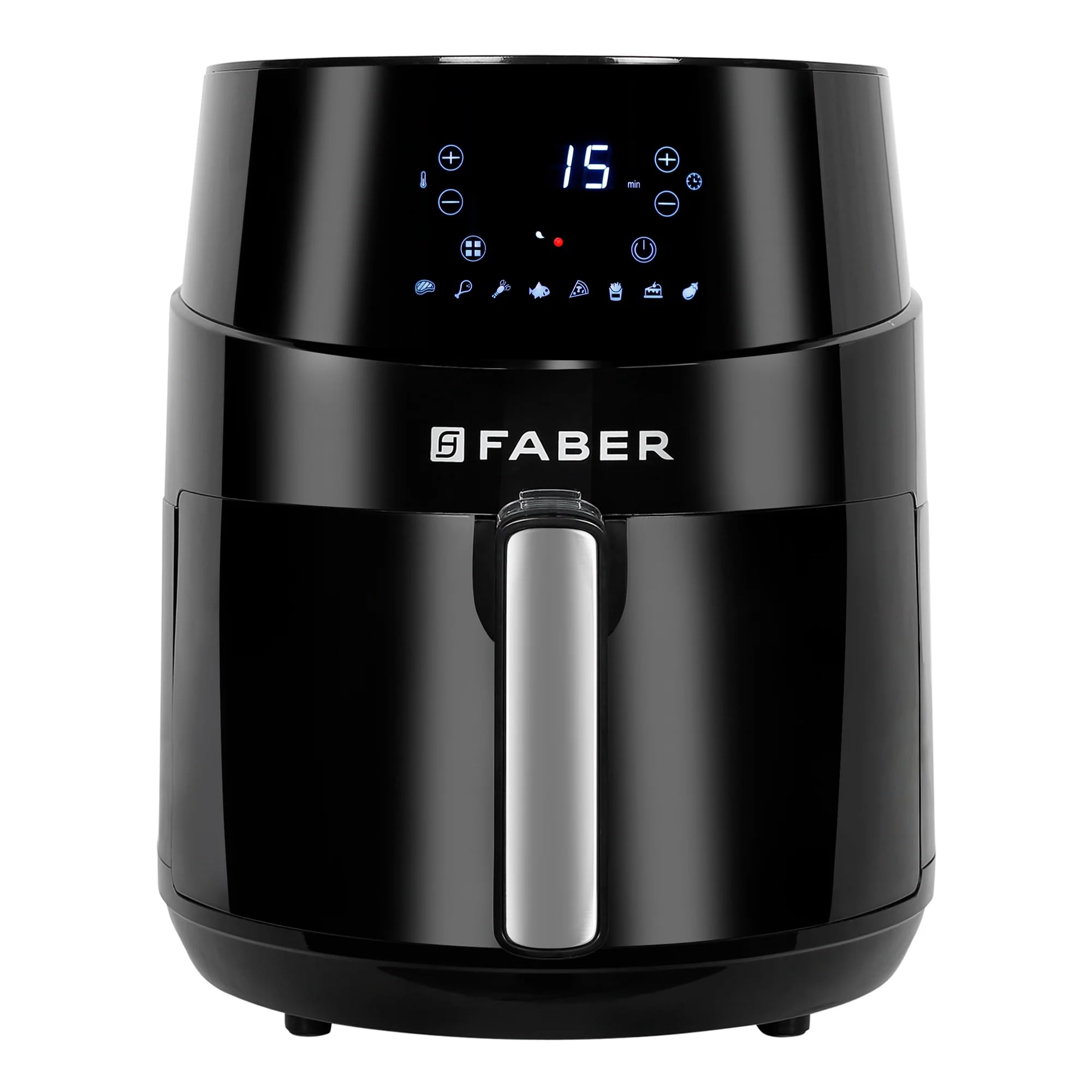 Faber 4.5L 1500W Air Fryer | Fry, Bake, Roast, Toast, Defrost, Grill & Reheat | 85% Less Oil, 360 Air Cooking | 8-Preset Menu, L