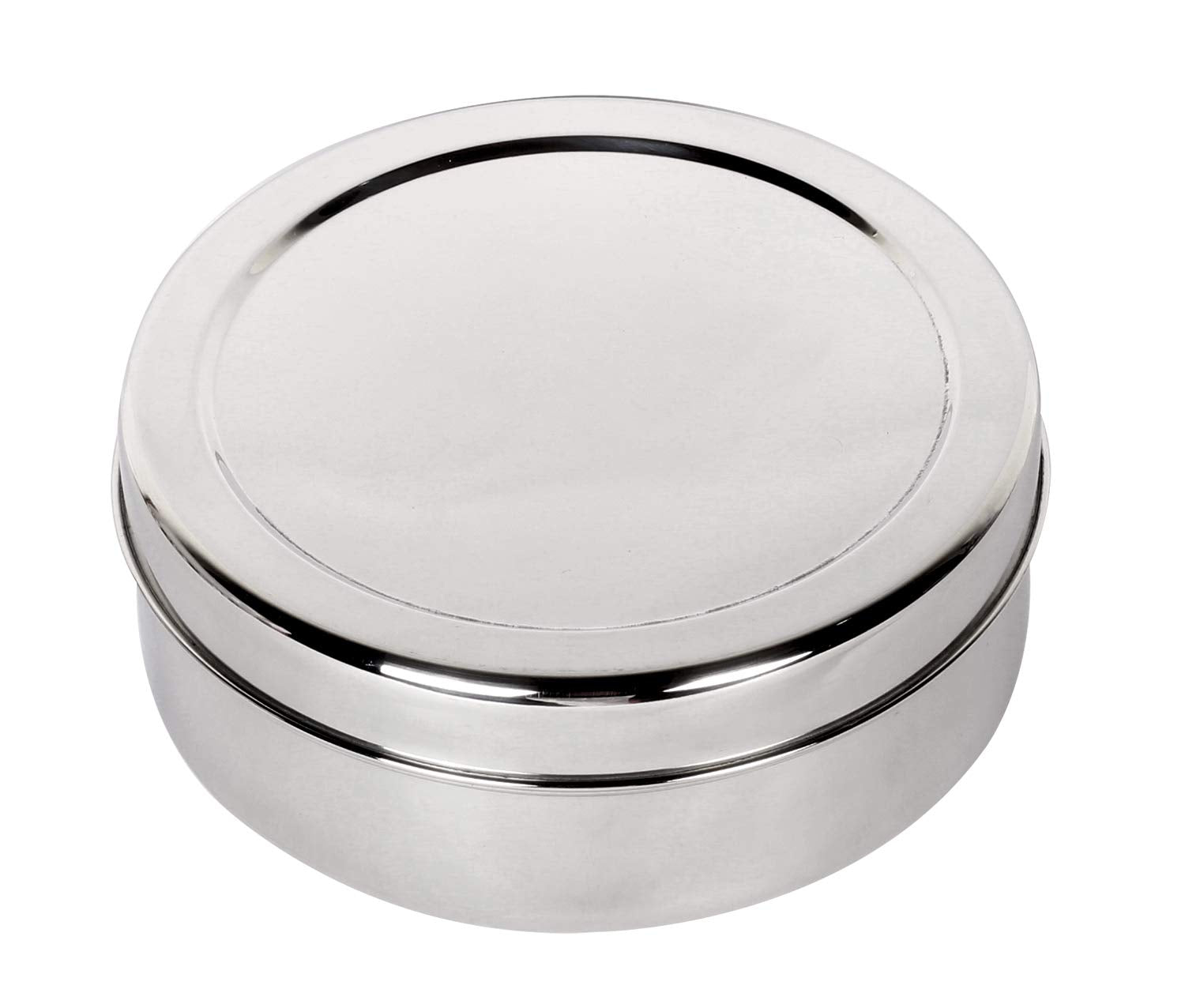 Artisenia Mother'S Day Gifts Stainless Steel Spice Container 7 Containers And Small Spoon Orange See Through Masala Box Indian M