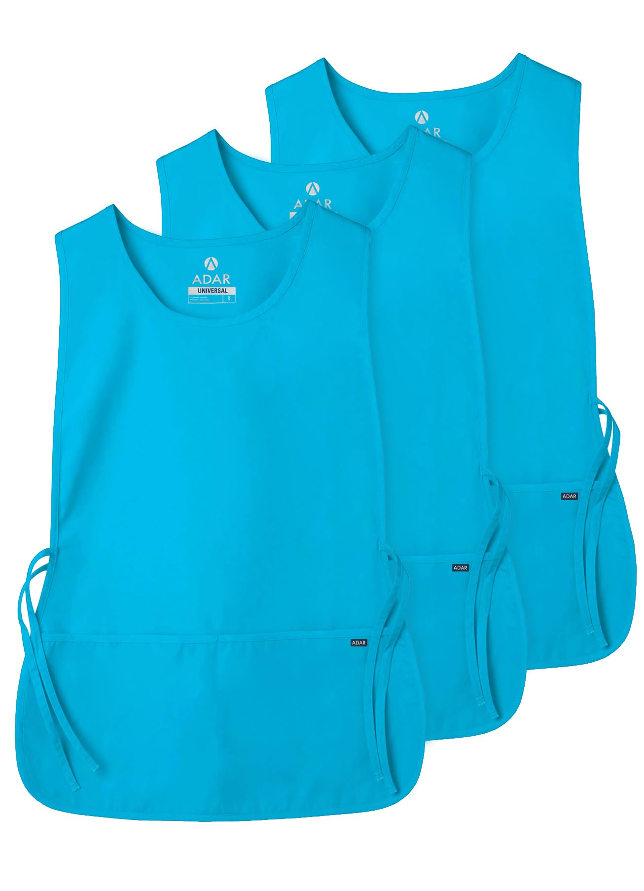 Adar Uniforms Universal Cobbler Apron 3 Pack - Unisex - 7023 - Turquoise - X