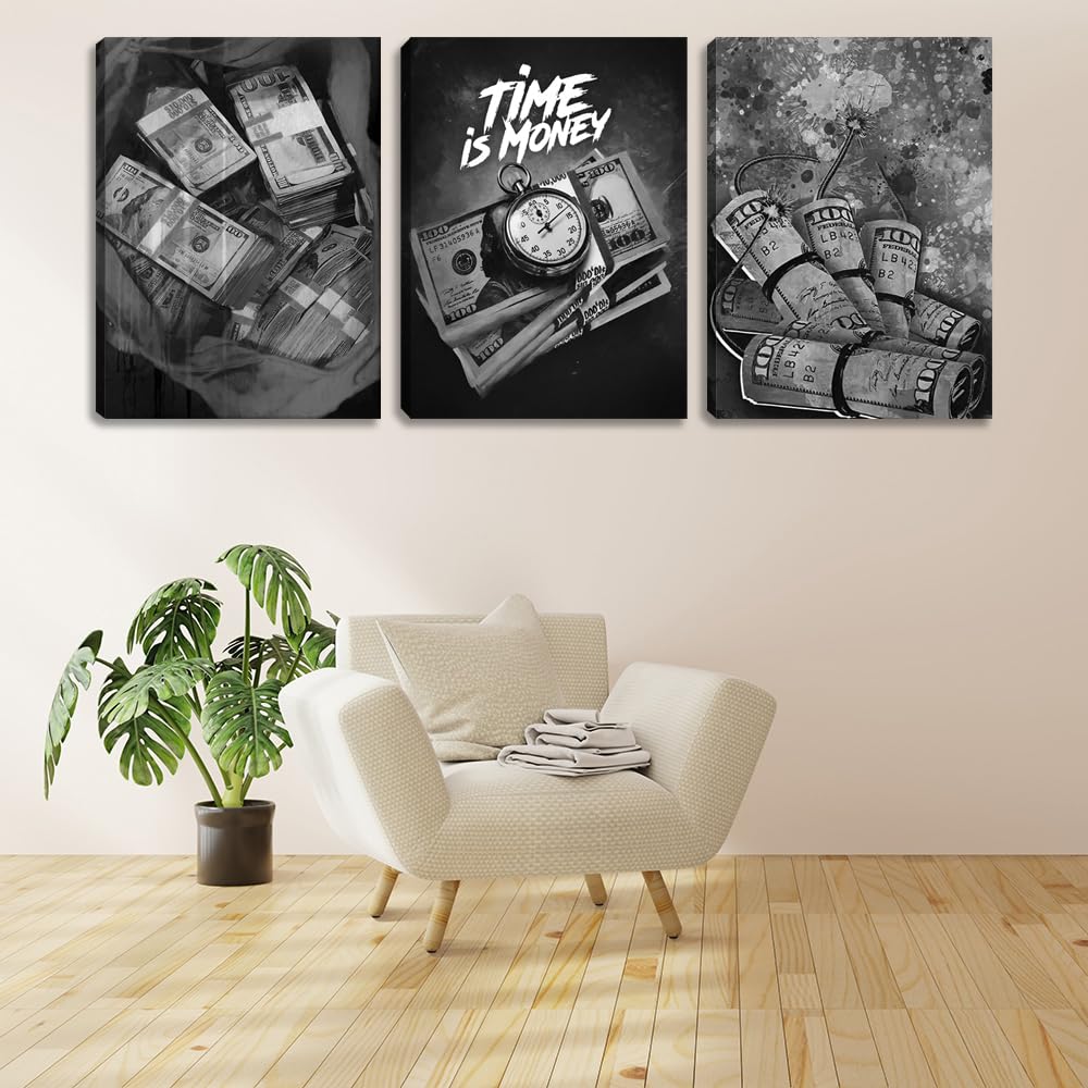 Motivational Canvas Wall Art 3 Pieces Entrepreneur Inspirational Poster Prints Office Wall Decor Artwork For Living Room Home De
