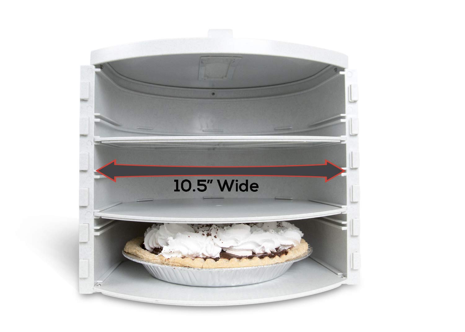 Essaware Pie Safe - Pie, Cake, Dessert Travel & Storage Container, Adjustable Shelf