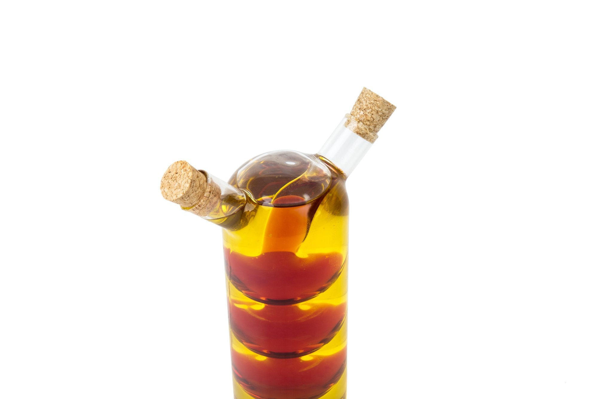 Fox Run 7053 Run Bubble Design Oil And Vinegar Bottle, Bubbles, Clear