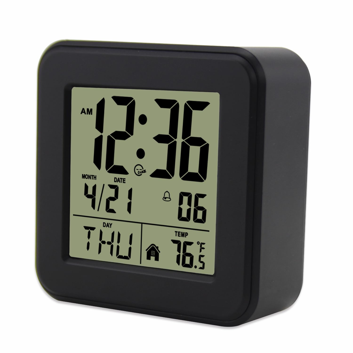 jomparis Small Digital Alarm Clock Battery Operated with Backlight for Bedroom Kids Room