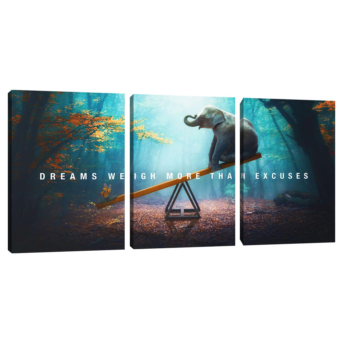 3 Pieces Motivational Office Wall Decor Entrepreneur Canvas Wall Art Posters Prints Paintings Picture Artwork Inspirational Posi