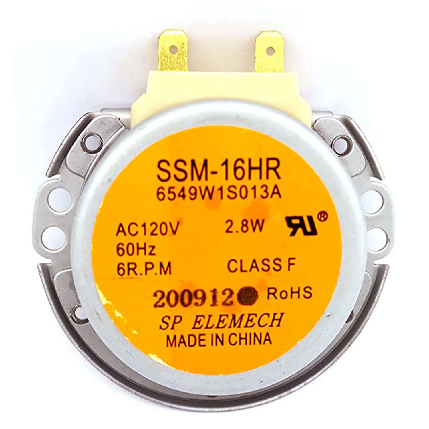 [6549W1S013A Motor Oem Mania] 6549W1S013A (=6549W1S013K) New Oem Produced For Lg Microwave Turntable Motor Replacement Part - Ss