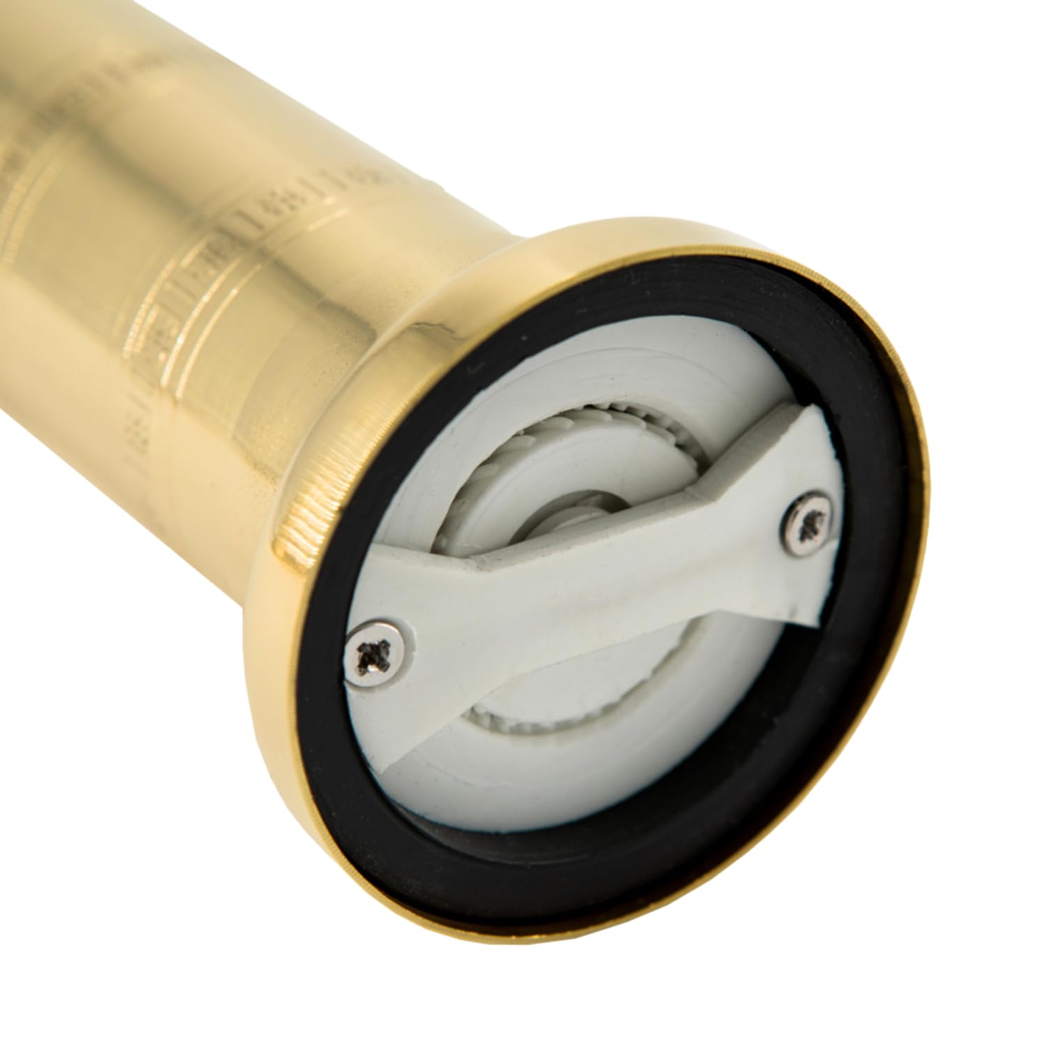 Alexander Home The Original Greek Salt Mill 9 Inch Tall | European Salt Mill Grinder With Crank Handle | Manual Salt Grinder | S