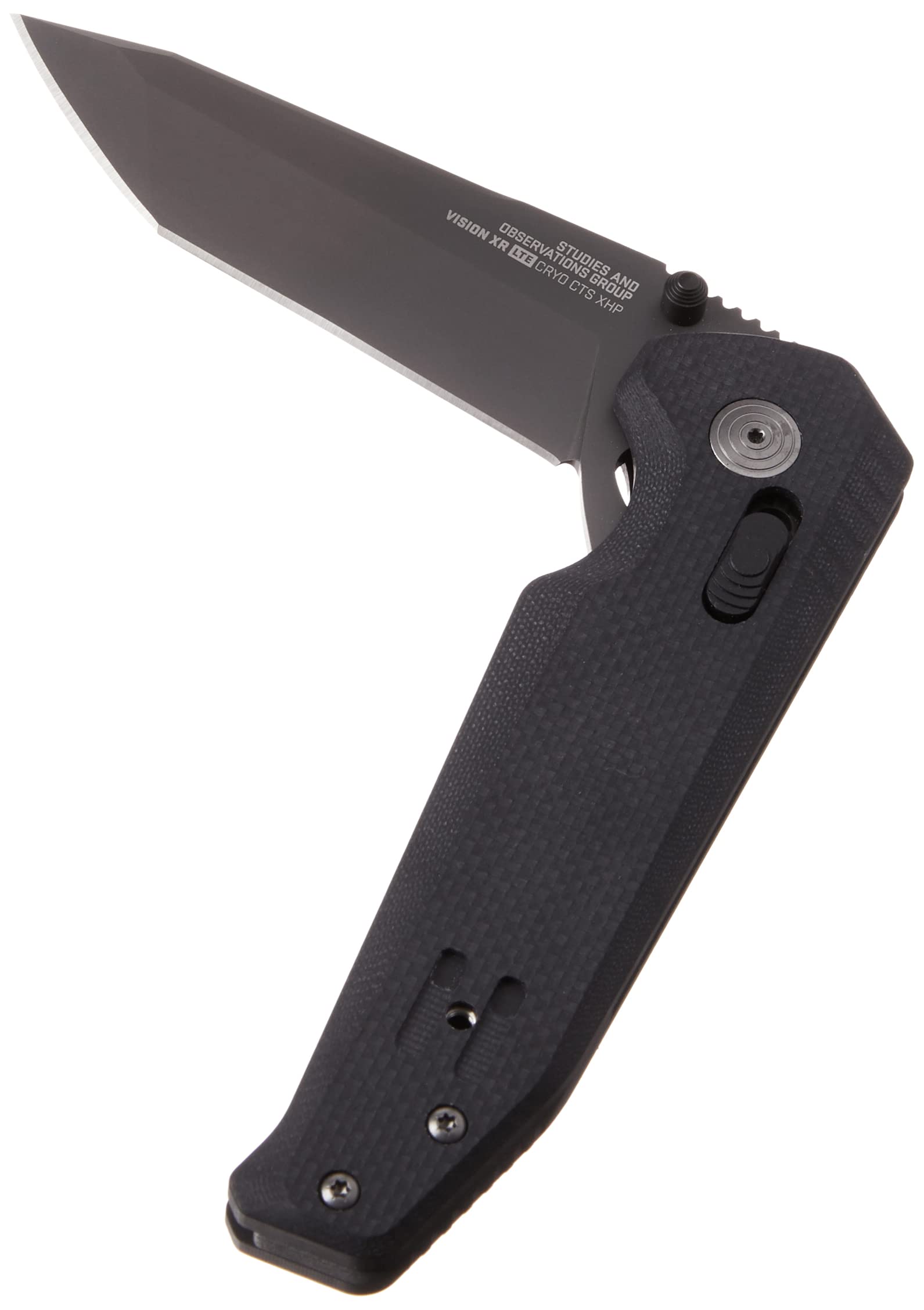 SOG Vision XR LTE Knife - Black & Graphite, One Size, Blend Material