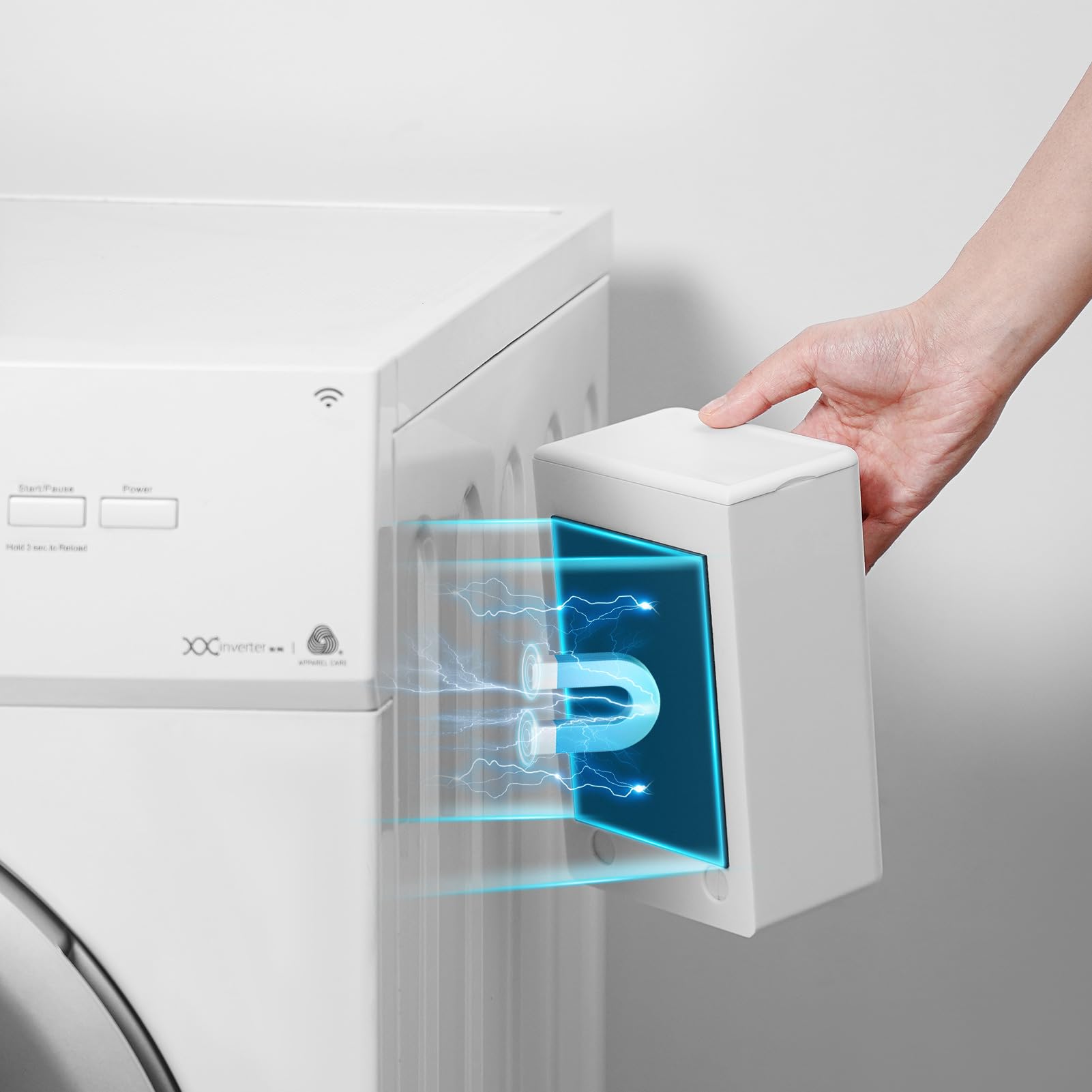 Subekyu Magnetic Dryer Sheet Holder For Laundry Room, Dryer Sheet Container,Dryer Sheet Dispenser,Wall Dryer Sheet Box For Laund