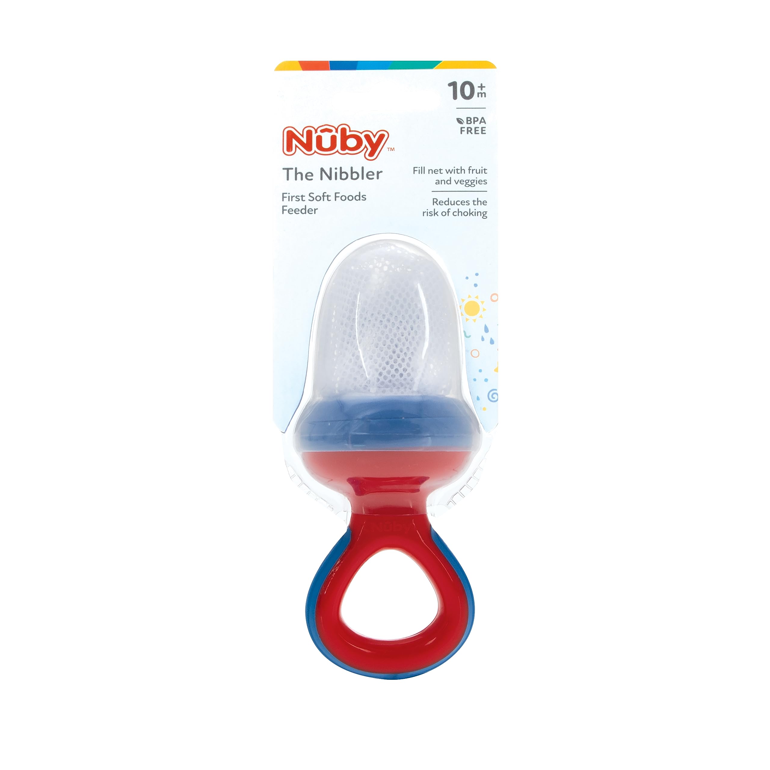 Nuby Nibbler With Travel Cover, Colors May Vary