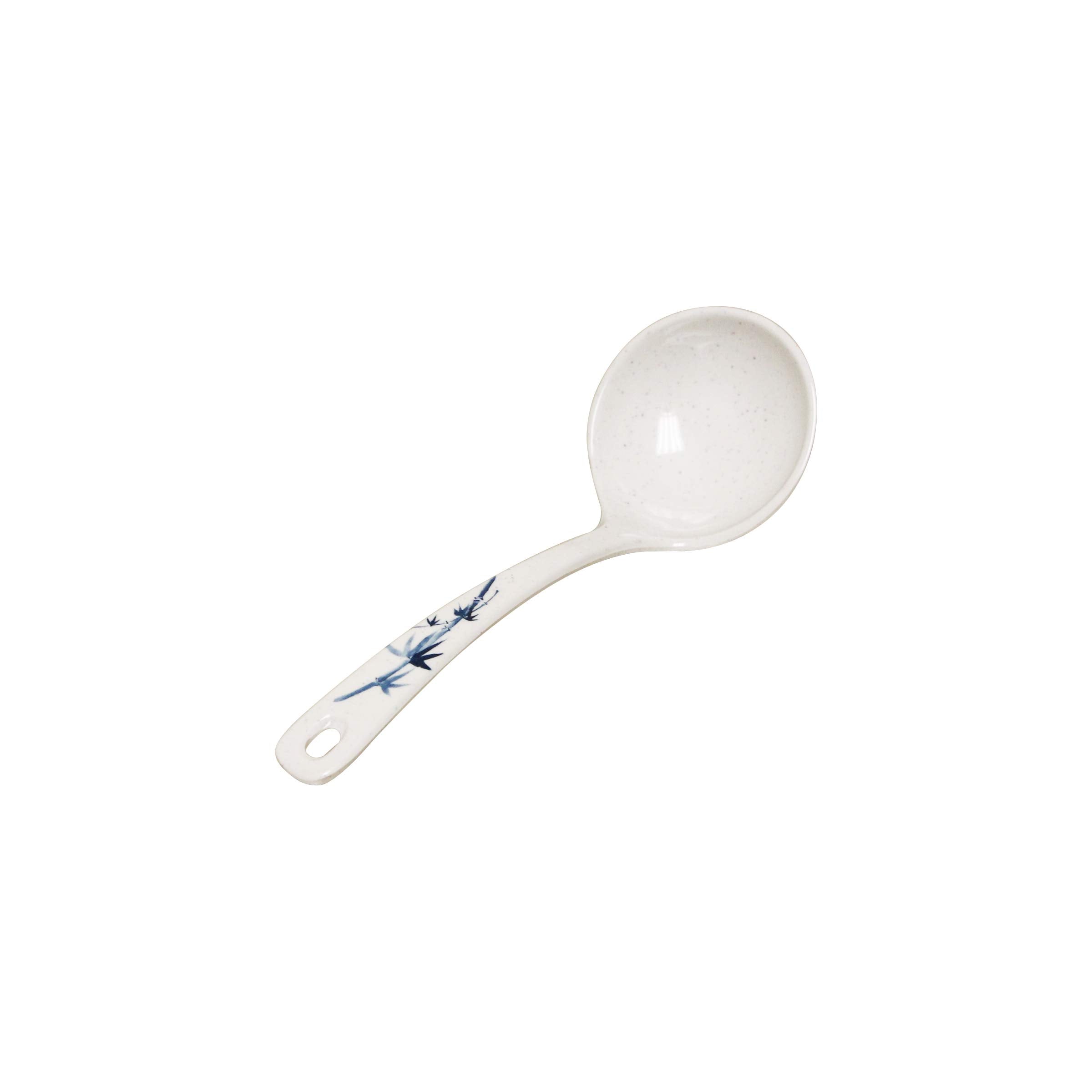FSE 7001BB Soup Ladle, 1 oz., 73/8 in., OnePiece, Blue, Pack of 12